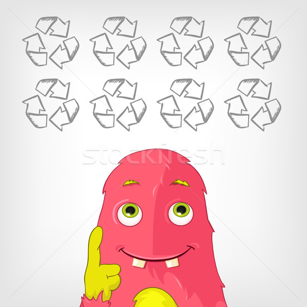 Funny Monster. Stock photo © RAStudio