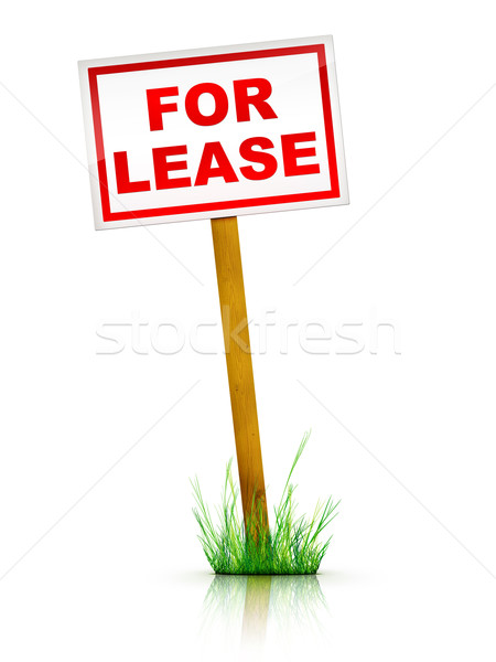 Sign - For Lease Stock photo © RAStudio