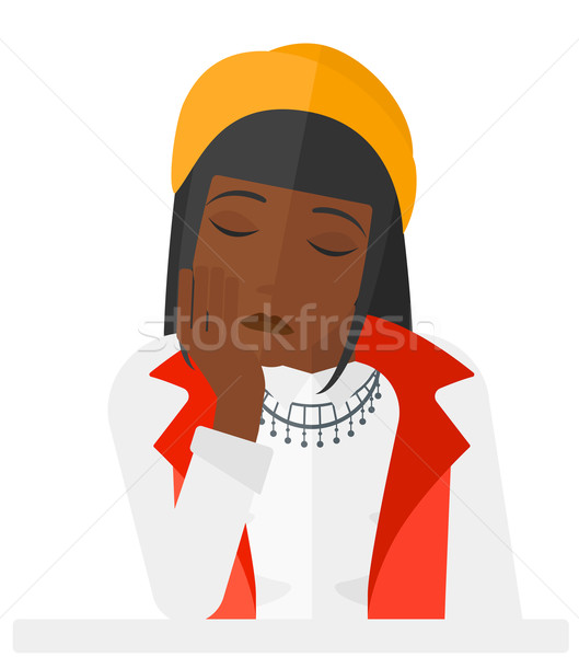 Young depressed woman. Stock photo © RAStudio