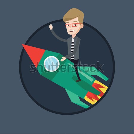 Stock photo: Business start up vector illustration.