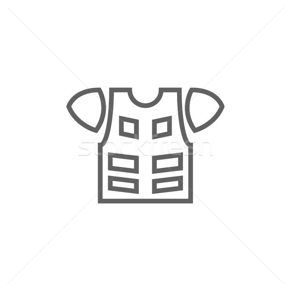 Motorcycle suit line icon. Stock photo © RAStudio