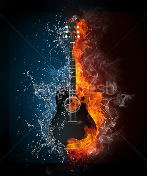 Electric Guitar Stock photo © RAStudio