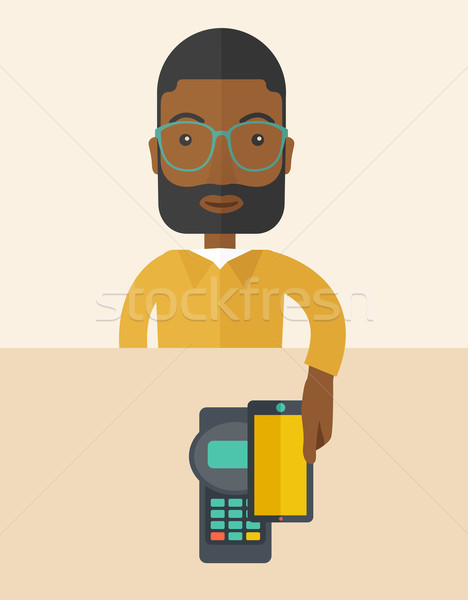 Internet shopping with smartphone Stock photo © RAStudio