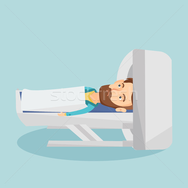 Magnetic resonance imaging vector illustration. Stock photo © RAStudio