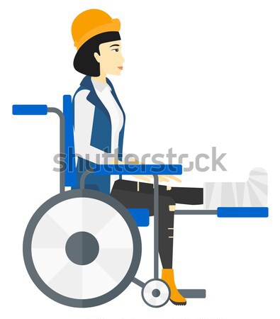 Stock photo: Patient sitting in wheelchair.