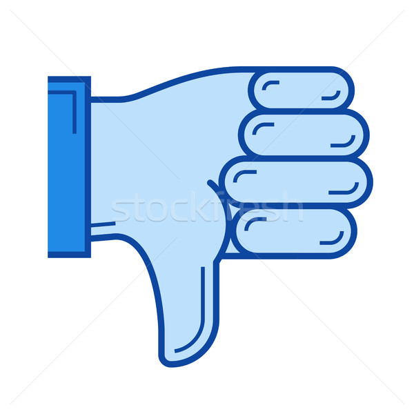 Dislike line icon. Stock photo © RAStudio