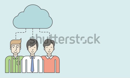 Cloud computing. Stock photo © RAStudio