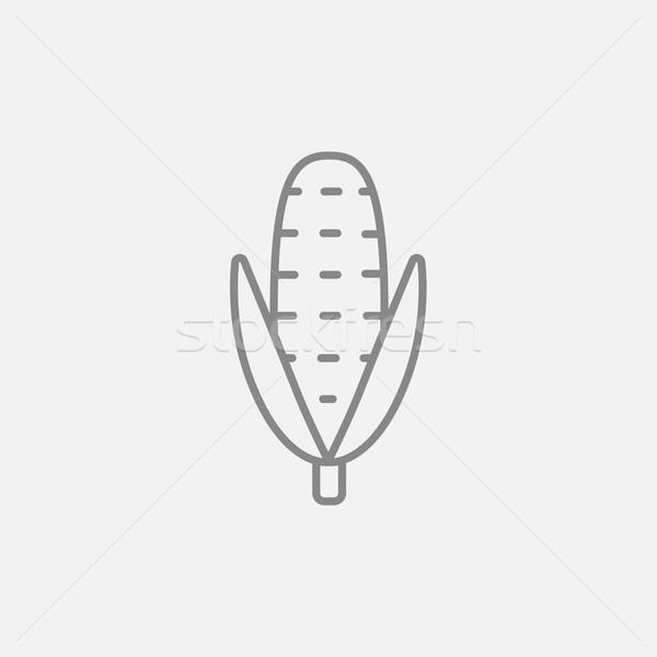 Corn line icon. Stock photo © RAStudio