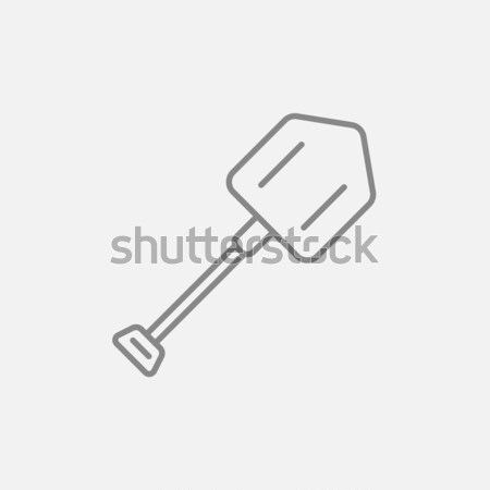 Shovel line icon. Stock photo © RAStudio