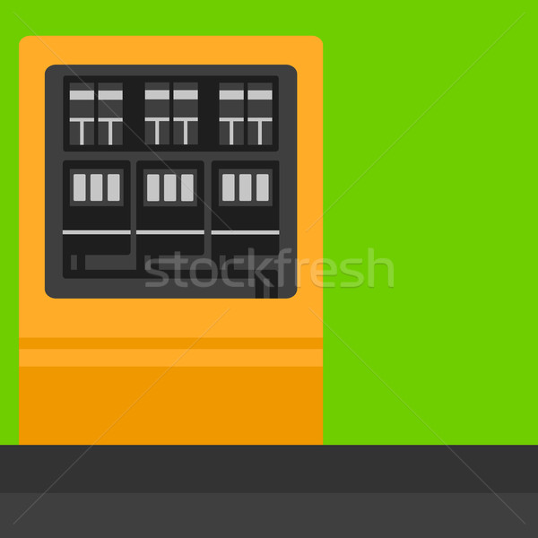 Background of electric switchboard. Stock photo © RAStudio