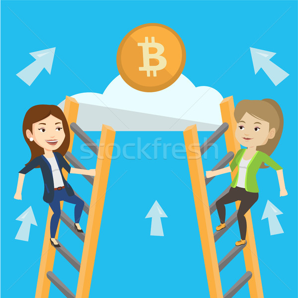 Competition between initial coin offering projects Stock photo © RAStudio