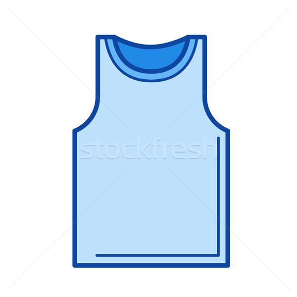 Tank top line icon. Stock photo © RAStudio