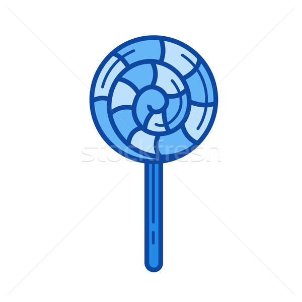 Christmas candy line icon. Stock photo © RAStudio