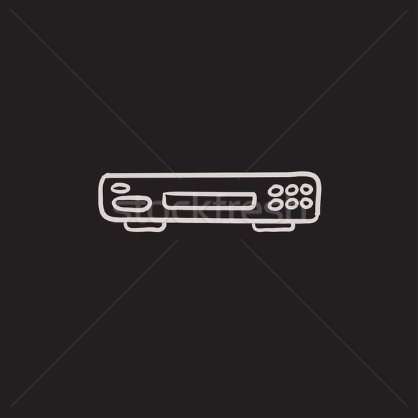 Video recorder sketch icon. Stock photo © RAStudio
