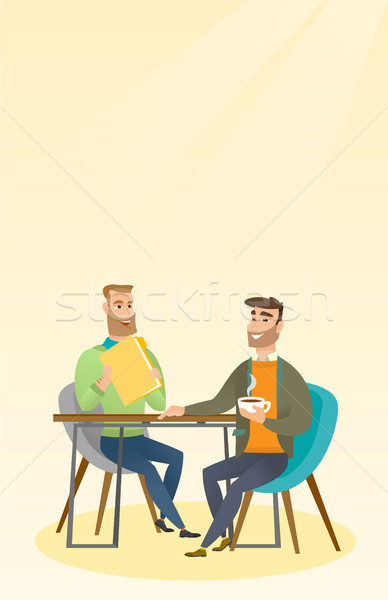 Two businessmen during business meeting. Stock photo © RAStudio