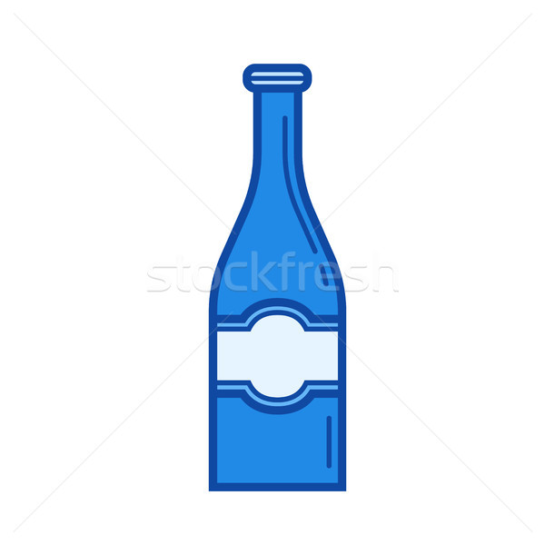 Beer bottle line icon. Stock photo © RAStudio