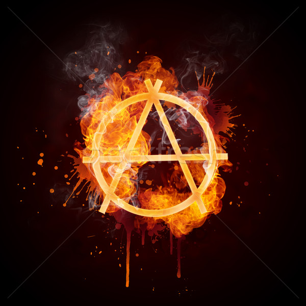 Fire Swirl Anarchy Stock photo © RAStudio