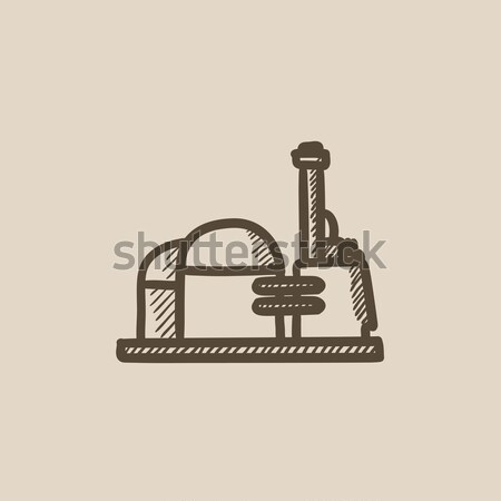 Factory line icon. Stock photo © RAStudio