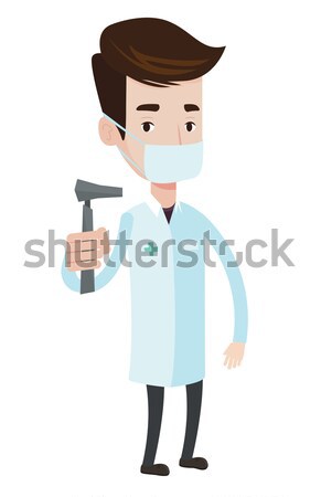 Ohr Nase Rachen Arzt halten medizinischen Stock foto © RAStudio