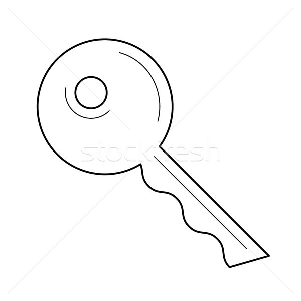 House key line icon. Stock photo © RAStudio