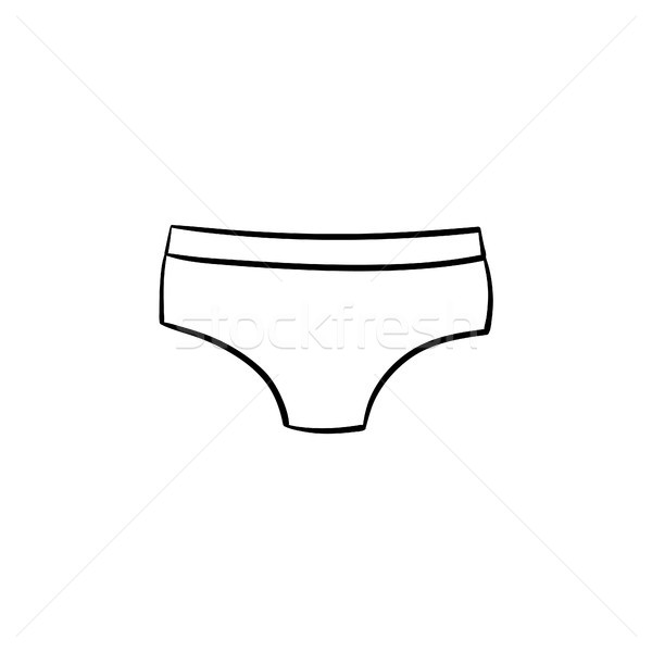 Underpants hand drawn sketch icon. Stock photo © RAStudio