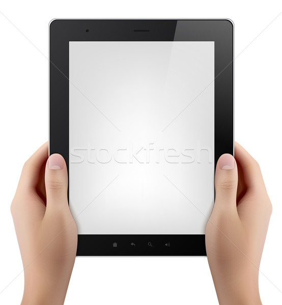 Stock photo: Set of Tablet PC