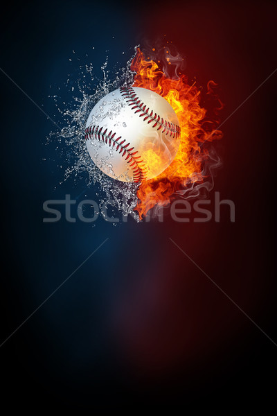 Baseball sport toernooi moderne poster sjabloon Stockfoto © RAStudio