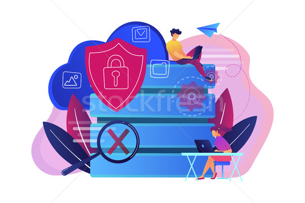 Data protection concept vector illustration. Stock photo © RAStudio