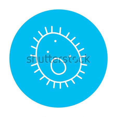 Bacteria line icon. Stock photo © RAStudio