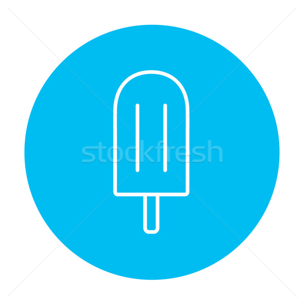 Popsicle line icon. Stock photo © RAStudio