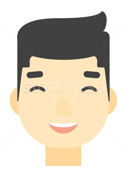 Cheerful man laughing ecstatically. Stock photo © RAStudio