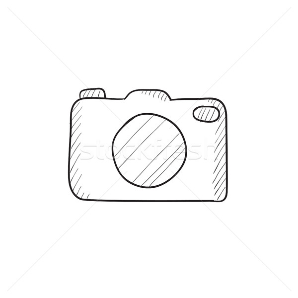 Camera sketch icon. Stock photo © RAStudio