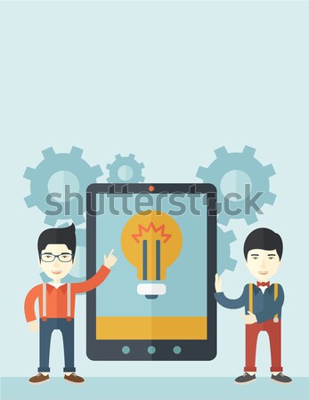 Idea presentation for gadgets. Stock photo © RAStudio