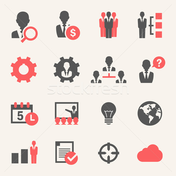 Internet Business. Icon set Stock photo © RAStudio