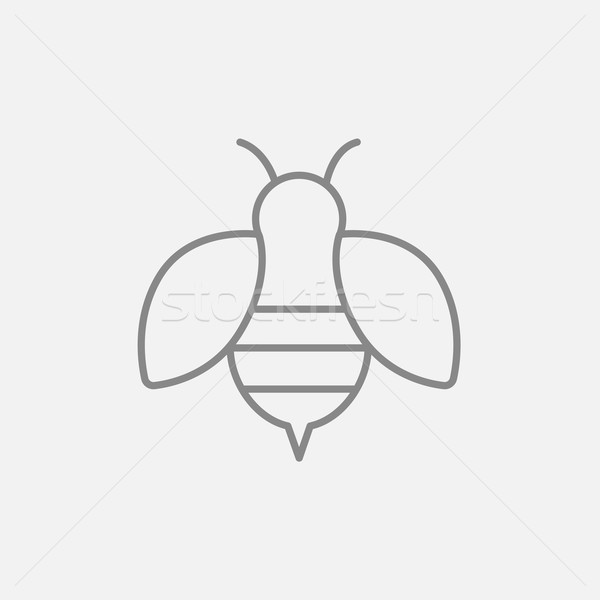 Bee line icon. Stock photo © RAStudio