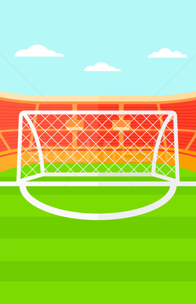 Background of soccer stadium. Stock photo © RAStudio