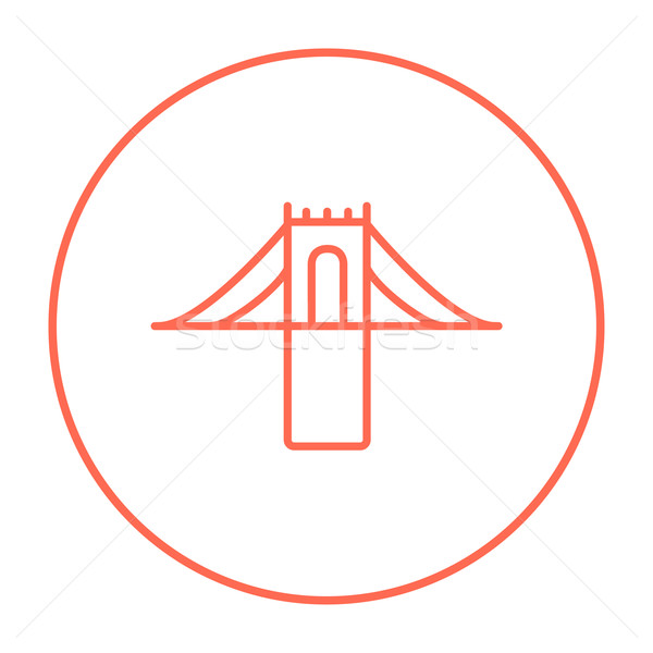 Bridge line icon. Stock photo © RAStudio