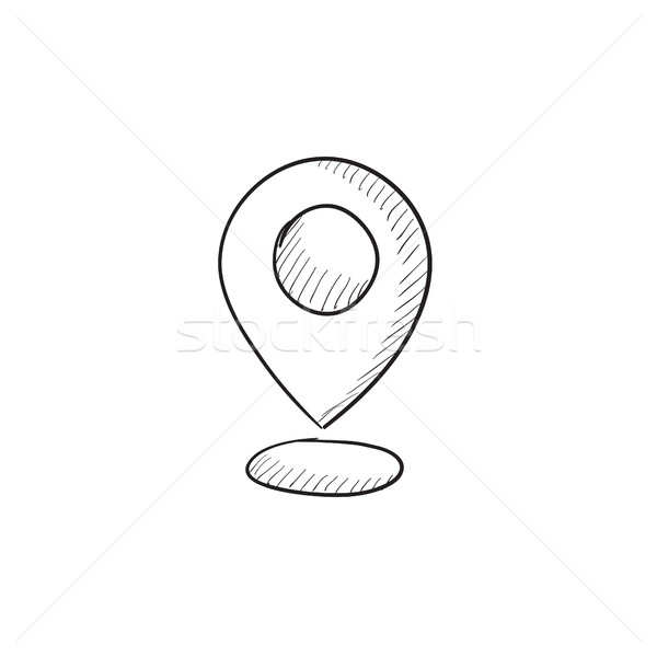 Navigator guide itinerary sketch icon. Stock photo © RAStudio