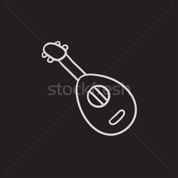Mandolin sketch icon. Stock photo © RAStudio