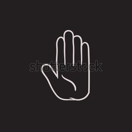 Medical glove sketch icon. Stock photo © RAStudio