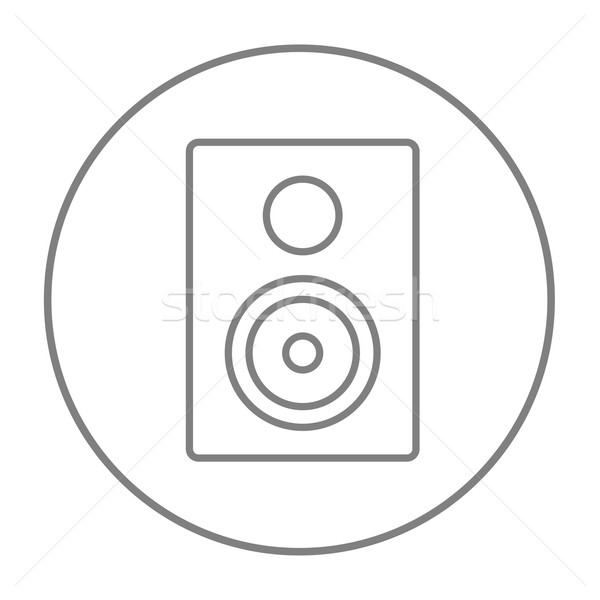 MP3 player line icon. Stock photo © RAStudio