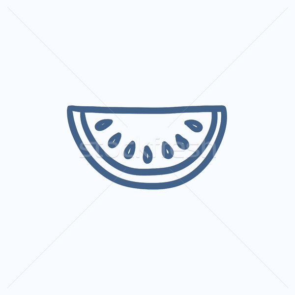 Melon sketch icon. Stock photo © RAStudio