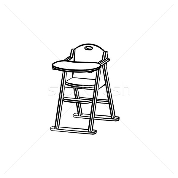 Szkic ikona gryzmolić wysoki Zdjęcia stock © RAStudio