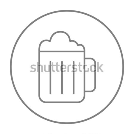 Mug of beer line icon. Stock photo © RAStudio