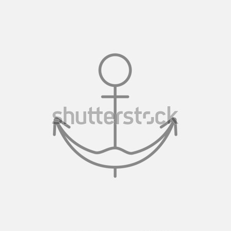 Anchor line icon. Stock photo © RAStudio