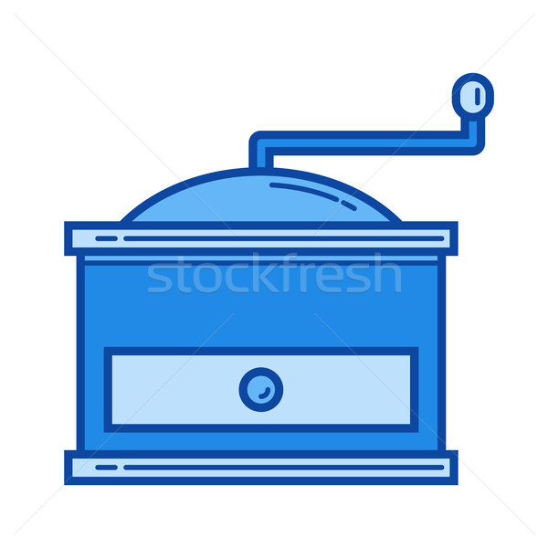 Stock photo: Coffee grinder line icon.