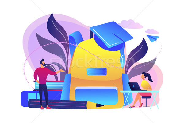 Back to school 2018-2019 concept vector illustration. Stock photo © RAStudio