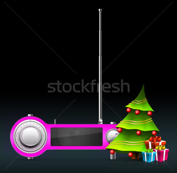 Xmas Radio Stock photo © RAStudio