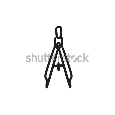 Compass sketch icon. Stock photo © RAStudio