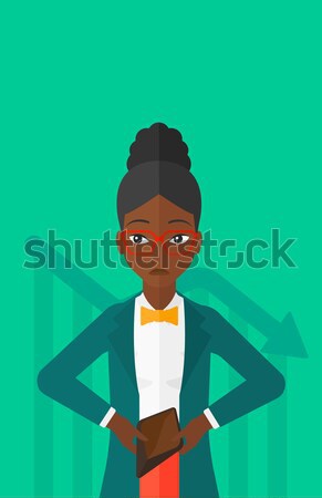 Stock photo: Man meditating in lotus pose vector illustration.